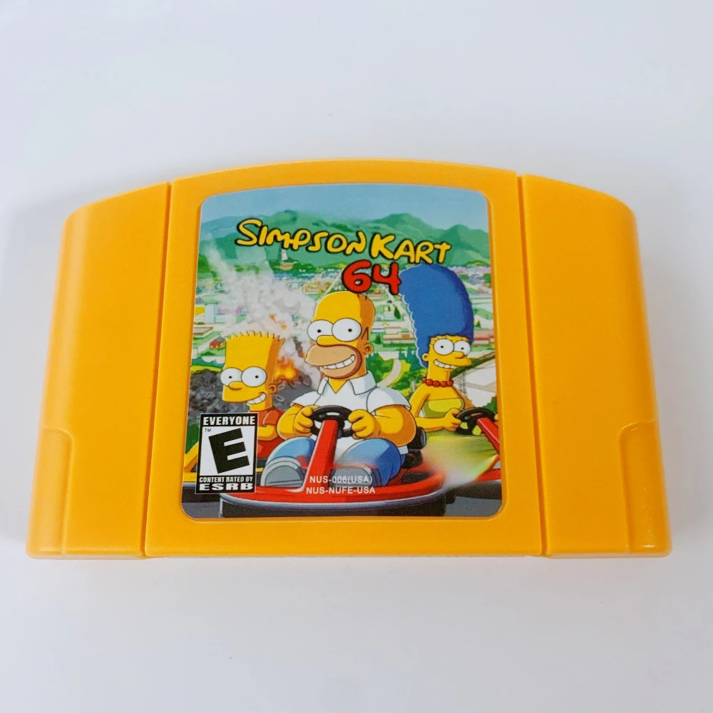 N64 game cartridge, compatible with 64-bit NTSC American consoles,Go- Kart 64, English game cartridge thumbnail 2