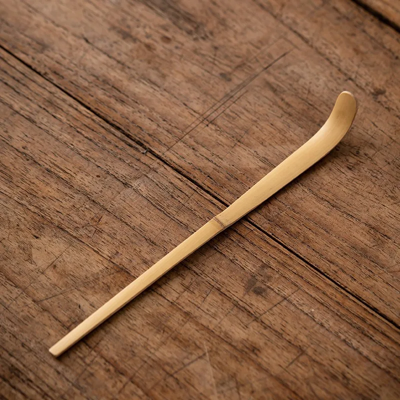 Matcha Scoop Crafting Long Handle Traditional Tea Ceremonial Chashaku Chinese Tea Spoon for Decoration for Home Coffee Kitchen