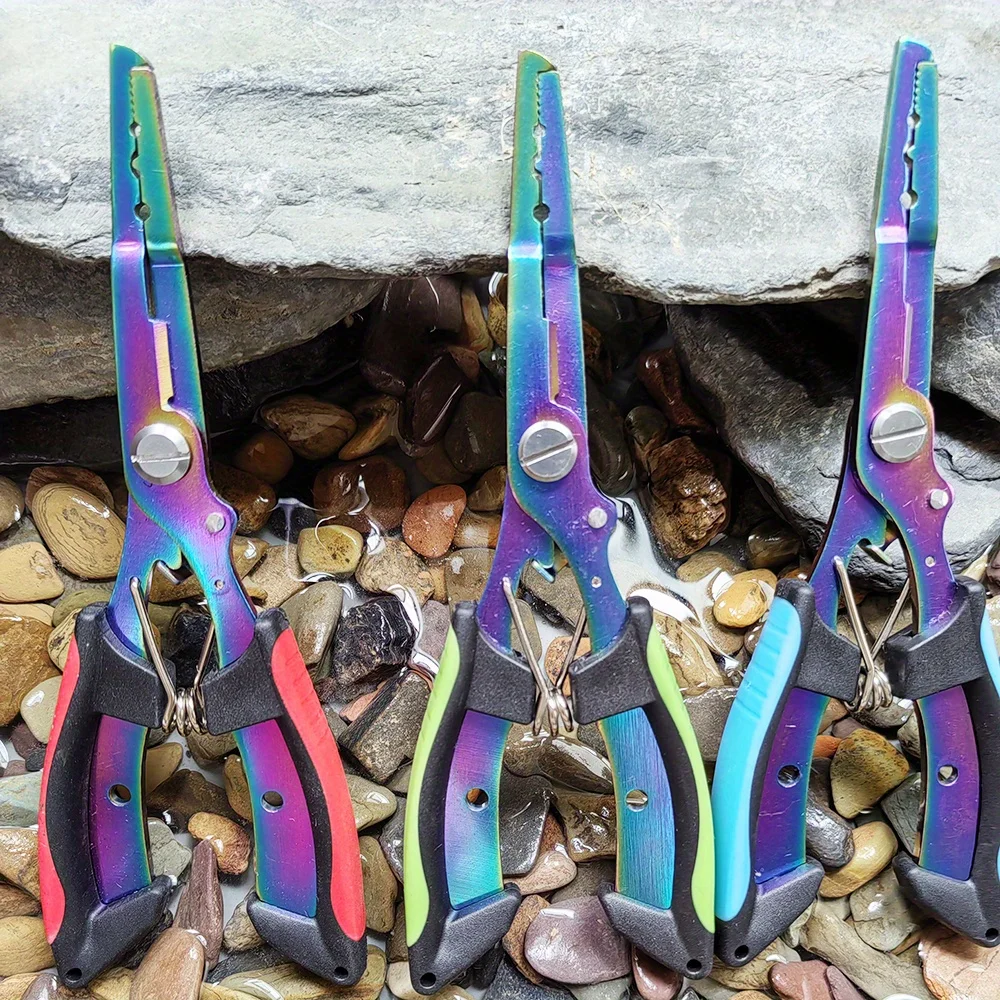 Multifunctional Fishing Pliers Stainless Steel Fishing Hook Remover Scissors Line Cutter Outdoor Fishing Tools thumbnail 2