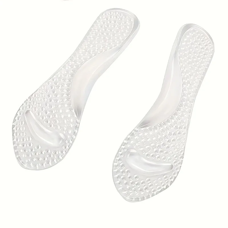 Gel Arch Support Insoles | Non-Slip Shock-Absorbing Inserts with Half-Size Fit, Comfortable Shoe Pads for Women’s Sandals & High thumbnail 5
