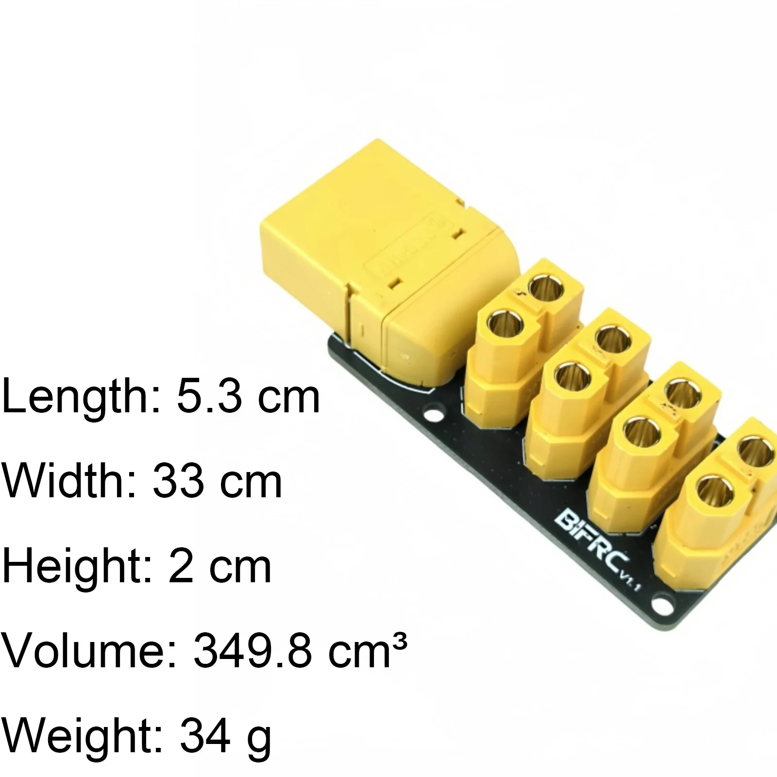 ZuruKin RC Power Distribution Board XT90/XT60/XT30 1-to-4 High-Current Splitter for Robots Cars Boats DIY FPV Drone thumbnail 4