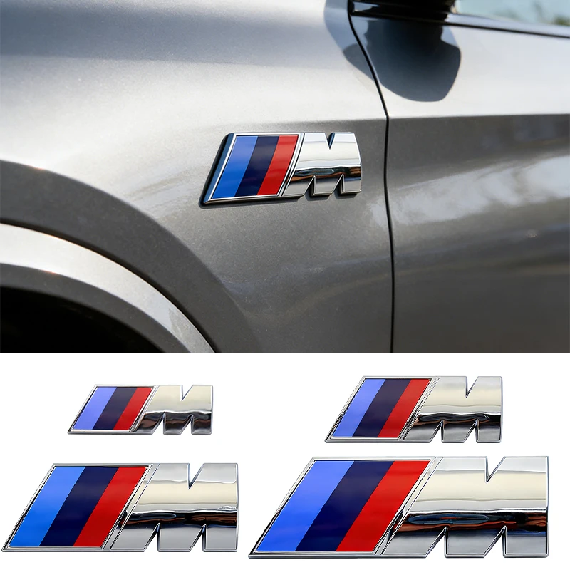3D ABS Car Styling Rear Trunk Badge Emblem Logo Sticker Decoration Accessory For BMW M M1 M2 M3 M4 M5 M6 X7M X2M X4M X3M X5M X6M thumbnail 4