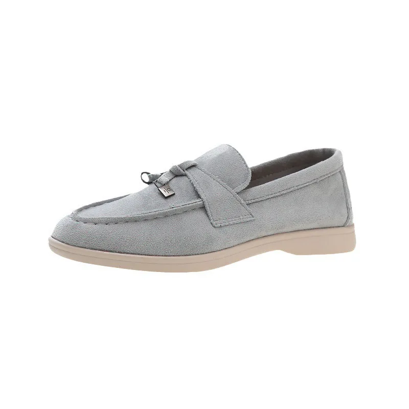 Low Heel round Toe Velvet Slip-On Shoes Vintage Style Casual Footwear Comfortable Soft Inner Material Rubber Outsole thumbnail 5