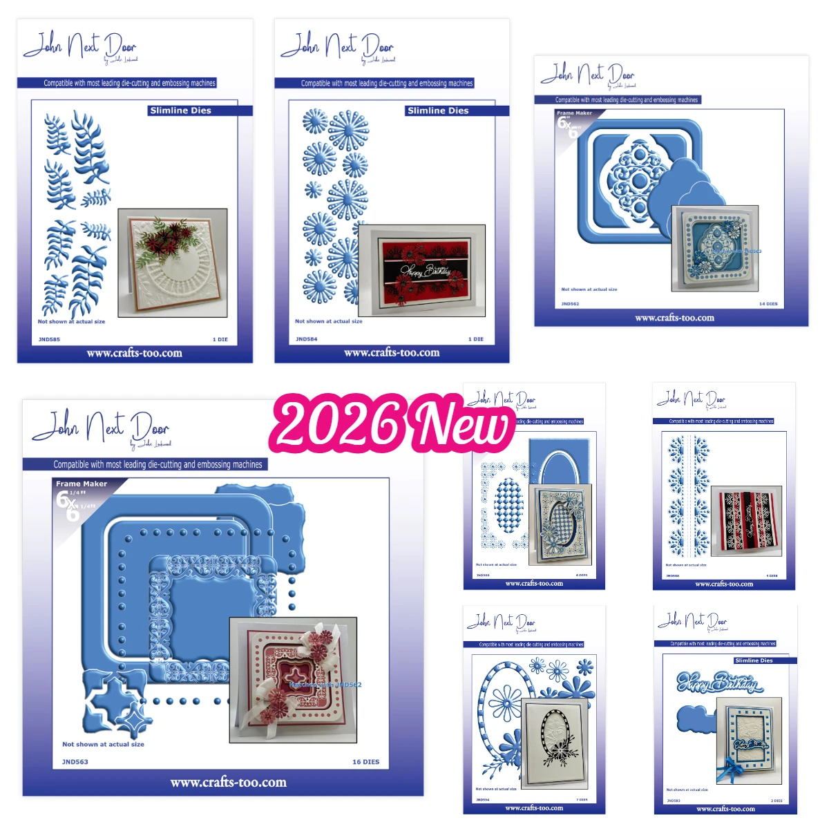 May New Summer Special Frames Metal Cutting Dies Stamps Sets Scrapbooking Embossed Make Paper Card Album DIY Craft Decoration thumbnail 3