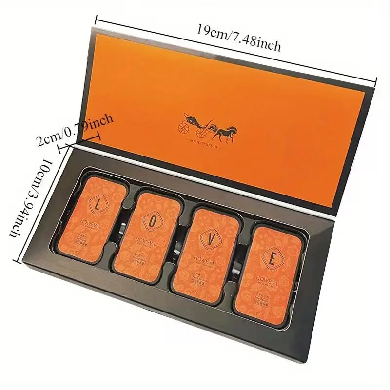 Solid fragrance gift box, romantic lasting solid fragrance, tempting fragrance, outdoor portable, dating travel, Valentine's Day thumbnail 5