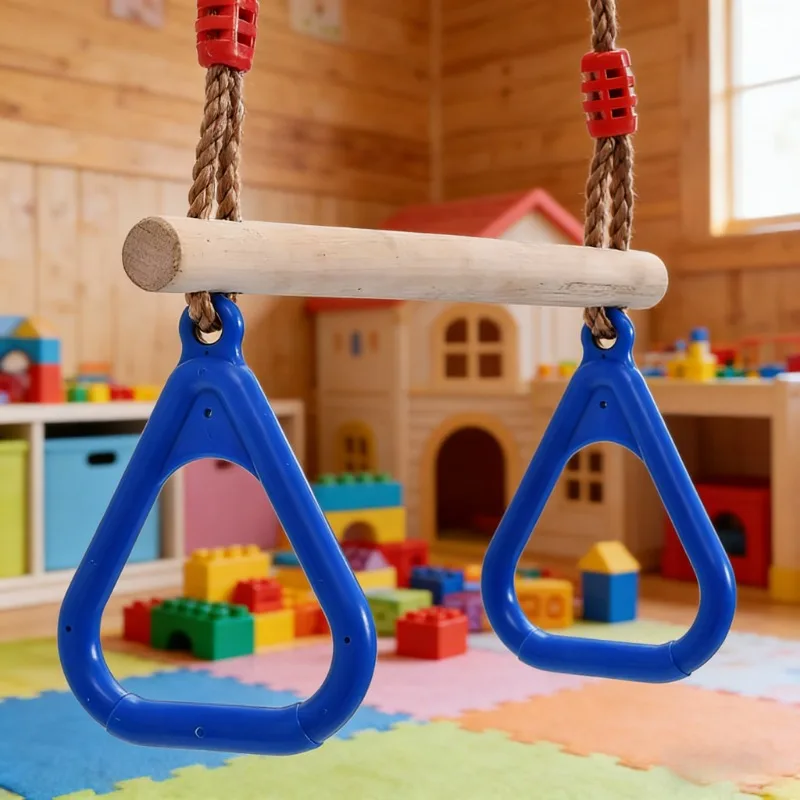 Kids Fitness Toys Adults Children Rings Swing Playground Flying Gym Rings Swing Flying Pull Up Sports Outdoor Indoor Gym Swing