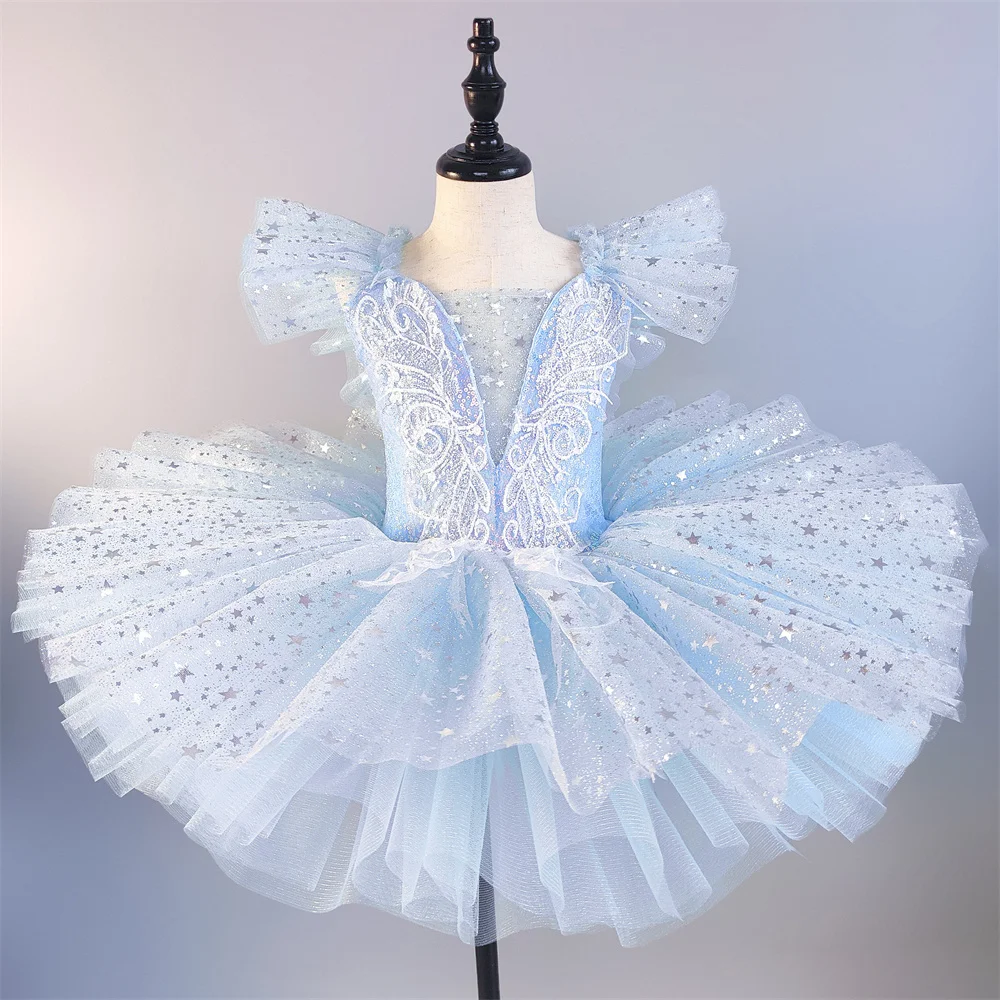 Summer Ballet Dress Girl Dance Costumes Ballet Leotards Casual Kids Dresses Tutu Ballerine Girls Clothes Vestidos Children's Day