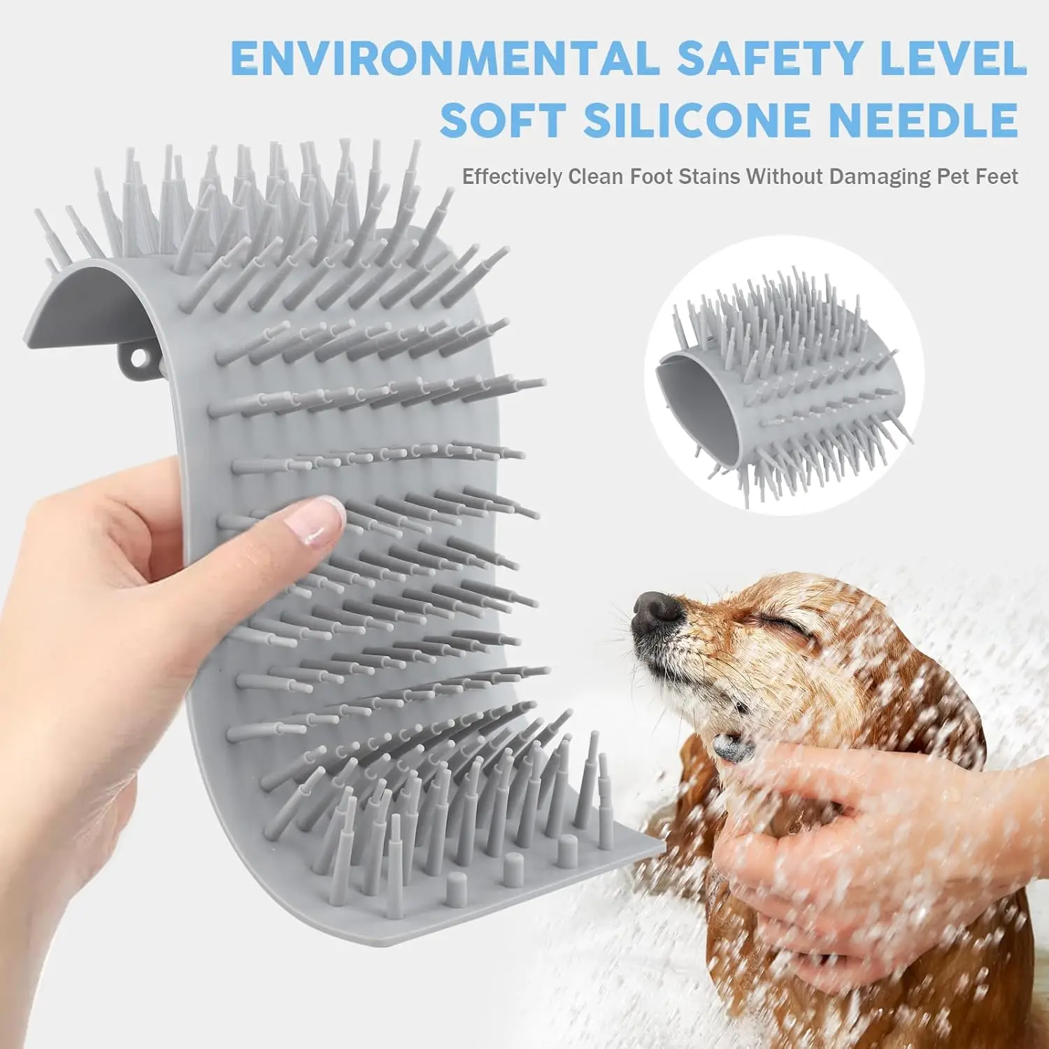 Pet Paw Cleaner 360° Full-Circle Automatic Pet Paw Cleaner Silicone Brush Head USB Rechargeable Pet Paw Cleaner Dogs Accessories thumbnail 3