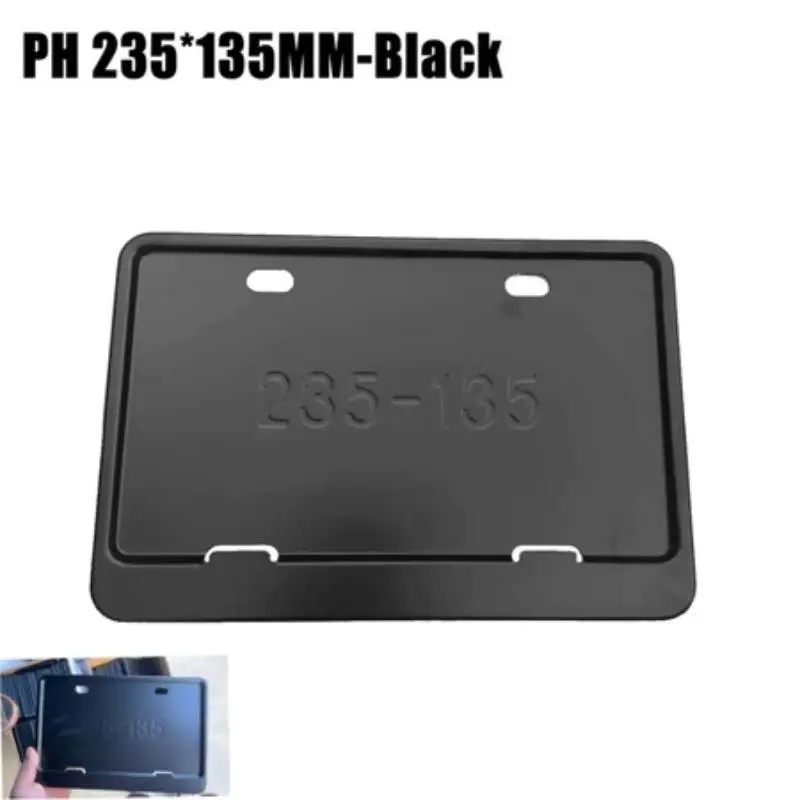 1 Piece Aluminum Alloy License Plate Holder for Motorcycle Philippine New LTO Design Motorcycle Number Plate Cover thumbnail 2