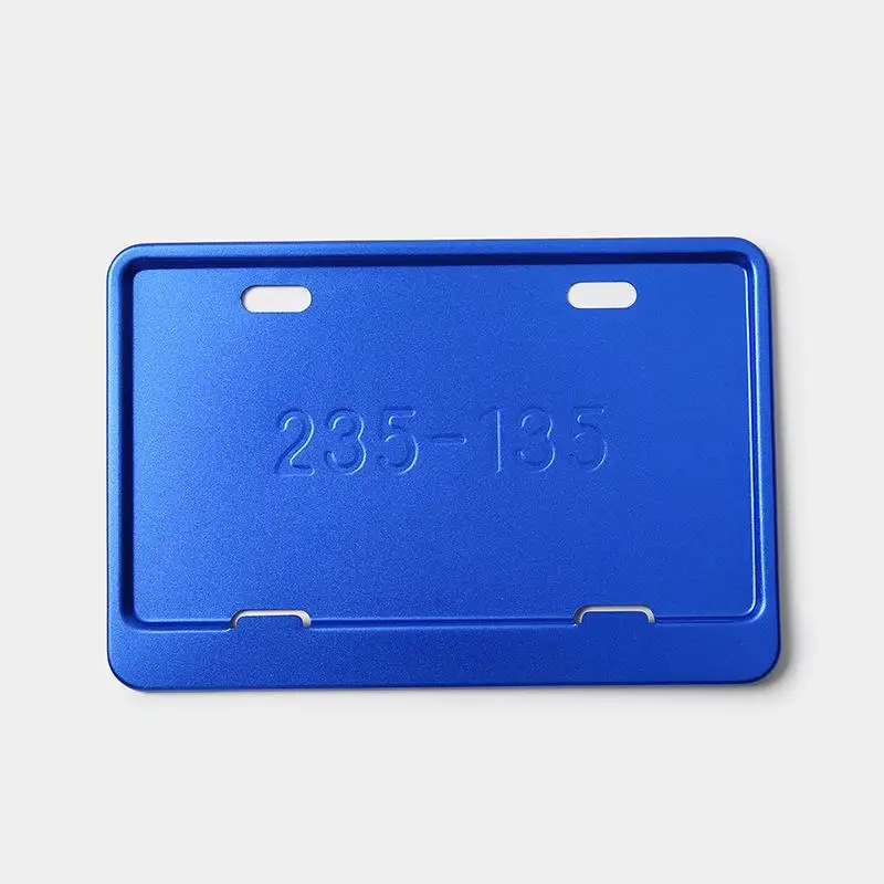 1 Piece Aluminum Alloy License Plate Holder for Motorcycle Philippine New LTO Design Motorcycle Number Plate Cover thumbnail 5