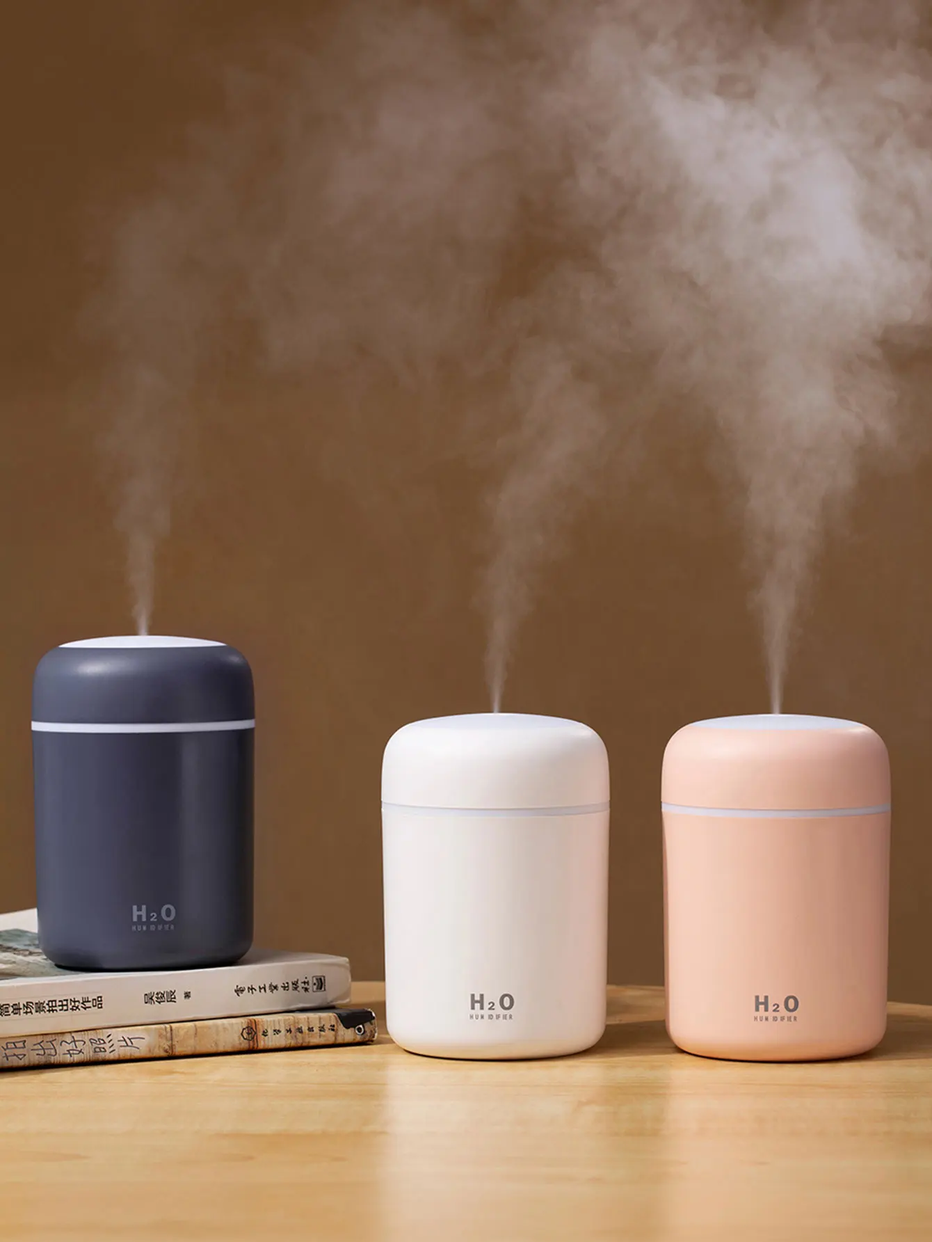 300ml Aromatherapy Diffuser Humidifier Air Purifier Car Home Use Seven-color Light Aromatherapy Essential Oil thumbnail 2