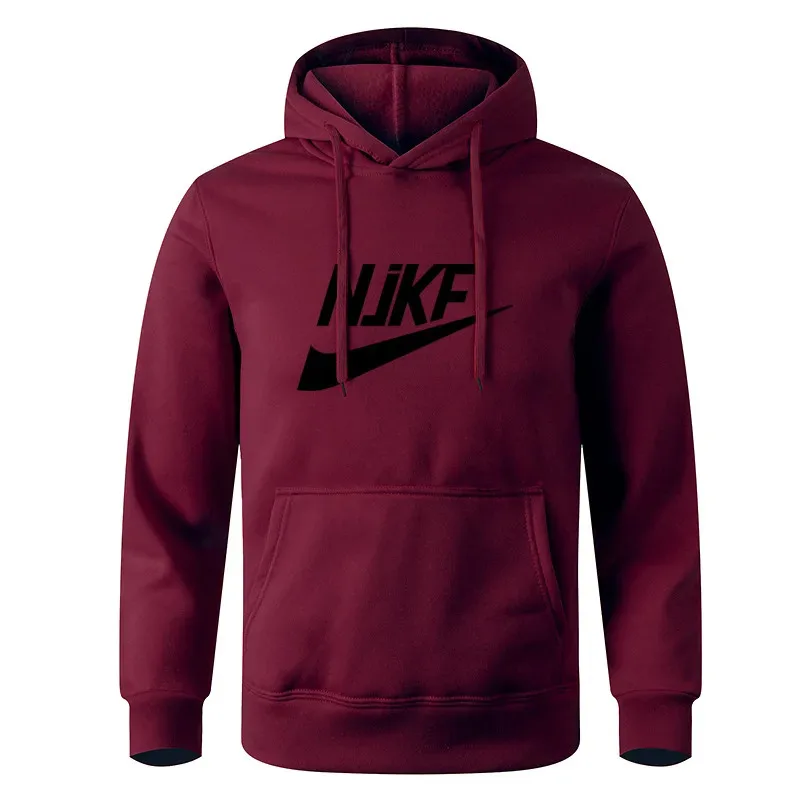 2025 European and American fashion fleece printed men's and women's hooded sweatshirt, casual multifunctional sports hooded swea thumbnail 3