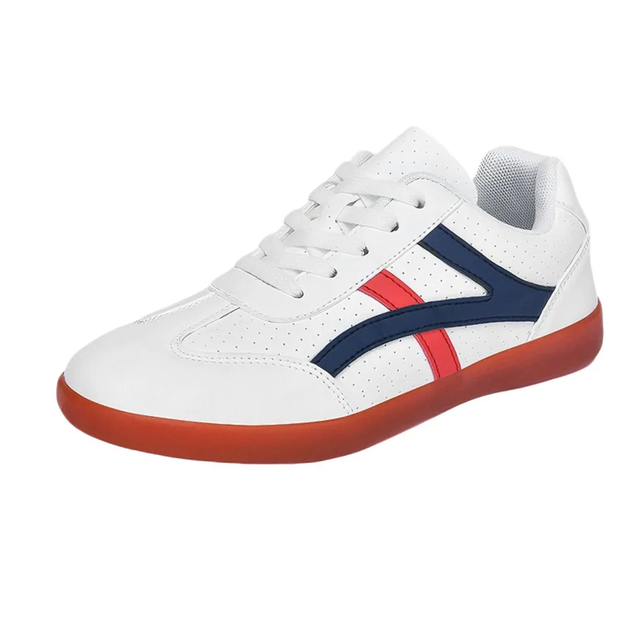 Tai chi shoes soft leather cow tendon sole breathable men's and women's martial arts training board shoes casual sports shoes thumbnail 5