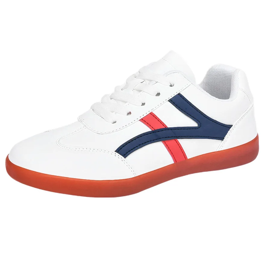 Tai chi shoes soft leather cow tendon sole breathable men's and women's martial arts training board shoes casual sports shoes thumbnail 4