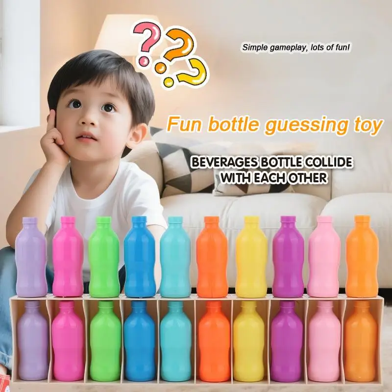 Fun Bottle Guessing Game for Kids Color Memory Drink Matching Game Brain Exercise Memory Puzzle Toy Fun Beverages Color Match thumbnail 3