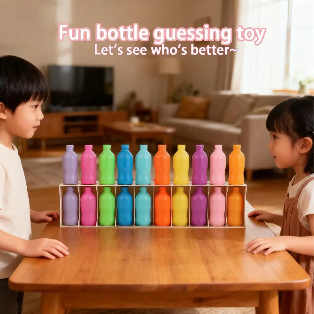 Fun Bottle Guessing Game for Kids Color Memory Drink Matching Game Brain Exercise Memory Puzzle Toy Fun Beverages Color Match thumbnail 4