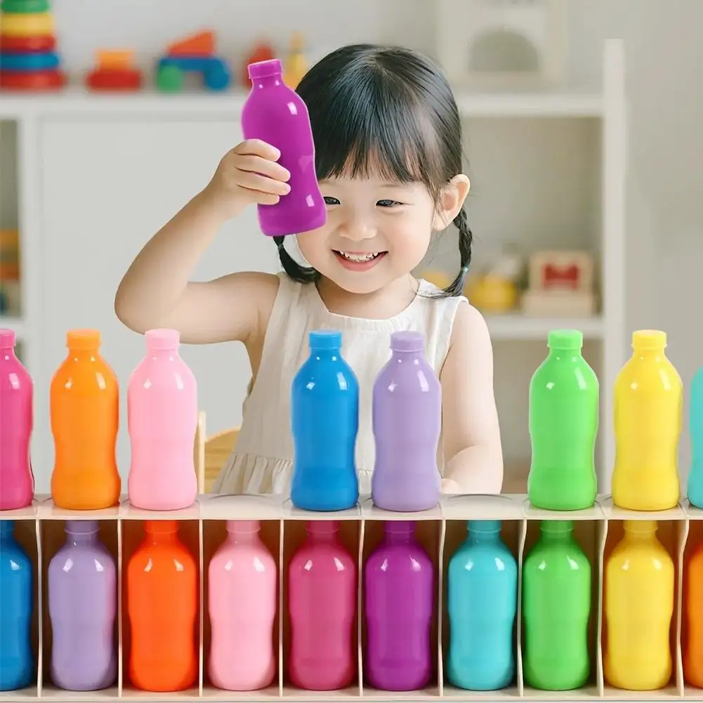 Fun Bottle Guessing Game for Kids Color Memory Drink Matching Game Brain Exercise Memory Puzzle Toy Fun Beverages Color Match thumbnail 5