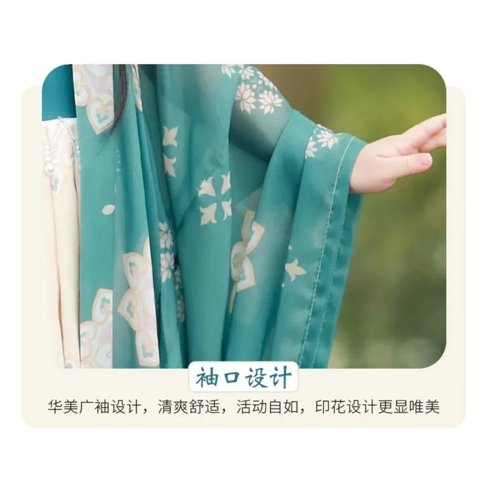 Fairy Kids Clothes Vintage Elegant Chinese Hanfu Girl Dress Cosplay Stage Performance Costumes Dance Wear Children Clothing thumbnail 5