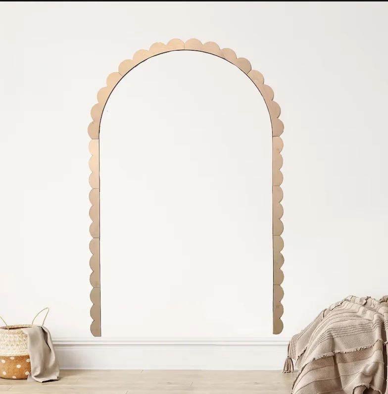 Super Large Unpainted Wood Arch Frame DIY Wall Decor Multiple Sizes Available Arch Trim Big Bundle Wooden Arch thumbnail 4