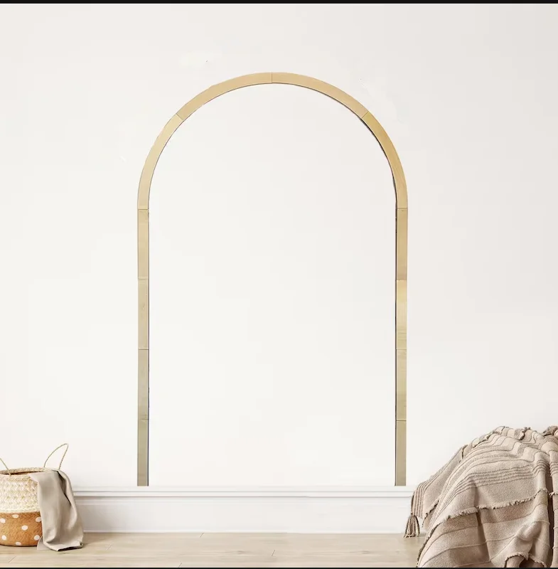 Super Large Unpainted Wood Arch Frame DIY Wall Decor Multiple Sizes Available Arch Trim Big Bundle Wooden Arch thumbnail 3