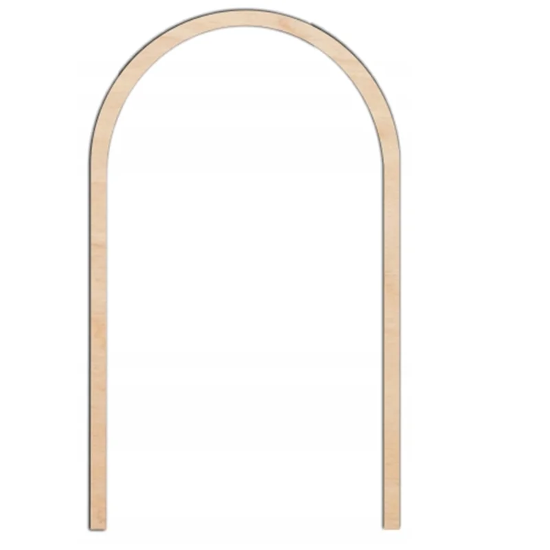 Super Large Unpainted Wood Arch Frame DIY Wall Decor Multiple Sizes Available Arch Trim Big Bundle Wooden Arch thumbnail 2