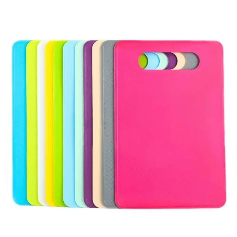 Kitchen Tools Multicolor Easy To Clean Nonslip Plastic Chopping Board Food Cutting Block Mat Tool Kitchen Cook Supplies thumbnail 3