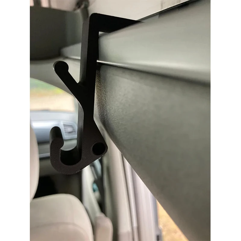 T-Type Car Hook For Volkswagen VW Van California Beach Coast Ocean T5 T6 T6.1 Series Hooks To Storage Jackets Bags Hats thumbnail 4