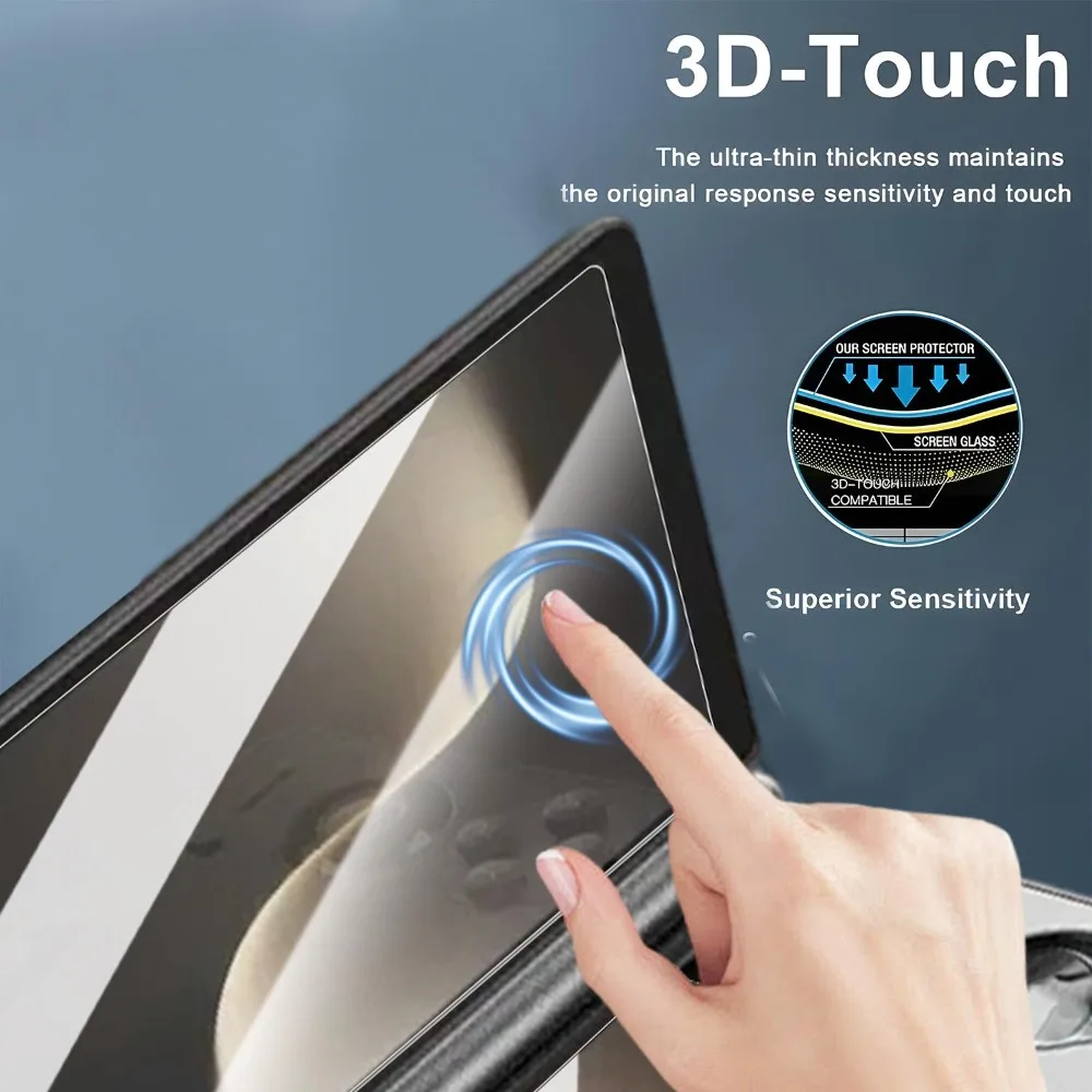 4IN1 for AYN THOR HD Clear Tempered Glass Screen Protectors Anti-scratch Protective Films Game Console Handheld Glass Protectors thumbnail 4