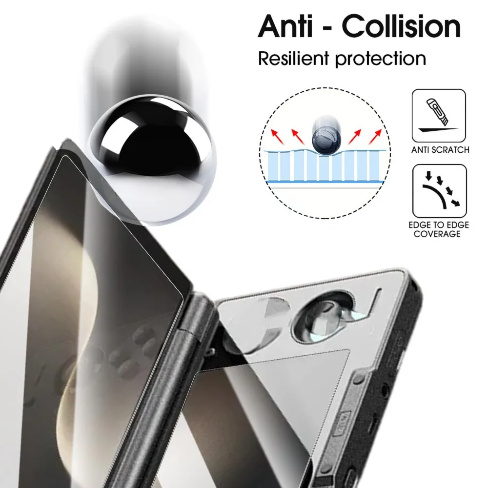 4IN1 for AYN THOR HD Clear Tempered Glass Screen Protectors Anti-scratch Protective Films Game Console Handheld Glass Protectors thumbnail 5