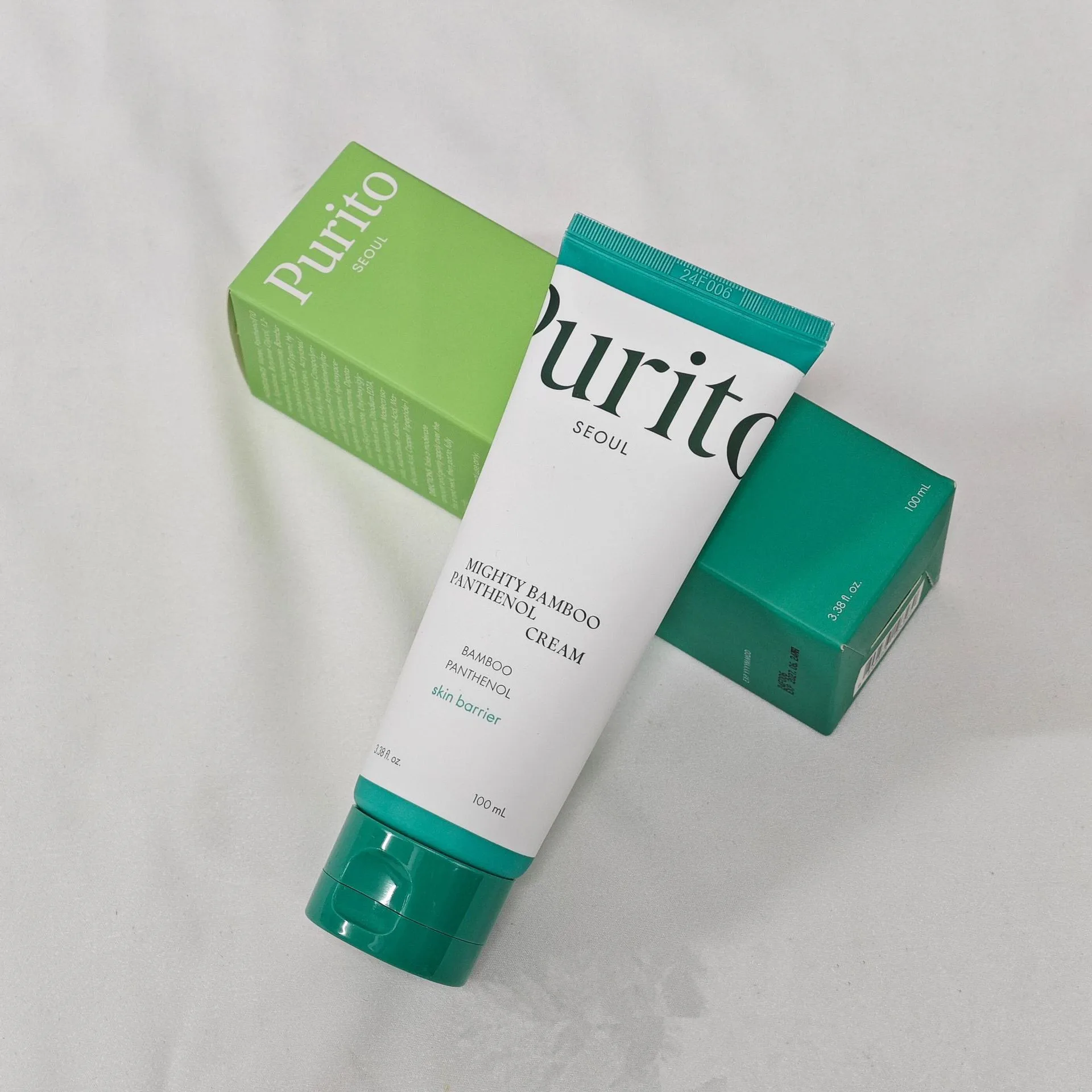 Purito Mighty Bamboo Panthenol Cream Repairs Skin Barrier Soothing And Moisturizing Shrink Pores For Sensitive Skin Easy Absorb thumbnail 2