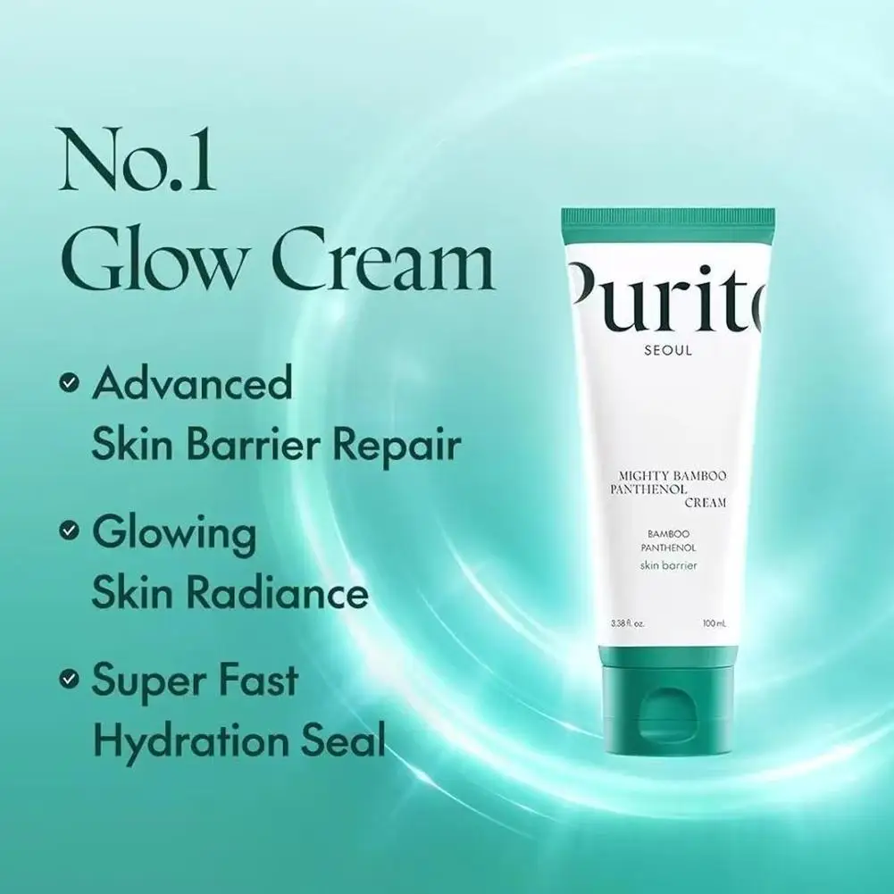 Purito Mighty Bamboo Panthenol Cream Repairs Skin Barrier Soothing And Moisturizing Shrink Pores For Sensitive Skin Easy Absorb thumbnail 3
