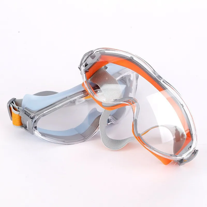Large Frame Protective Goggles HD Transparent Anti-Ultraviolet Waterproof Anti-Fog Riding And Skiing Safety Sports Glasses thumbnail 6