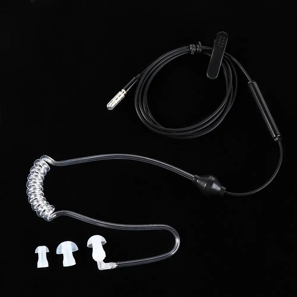 Talkabout Cool Walkie Spring Mobile Phone 3.5mm Anti Dust Air Tube Security Anti Radiation Earphone Earpiece Headset Earbuds thumbnail 5
