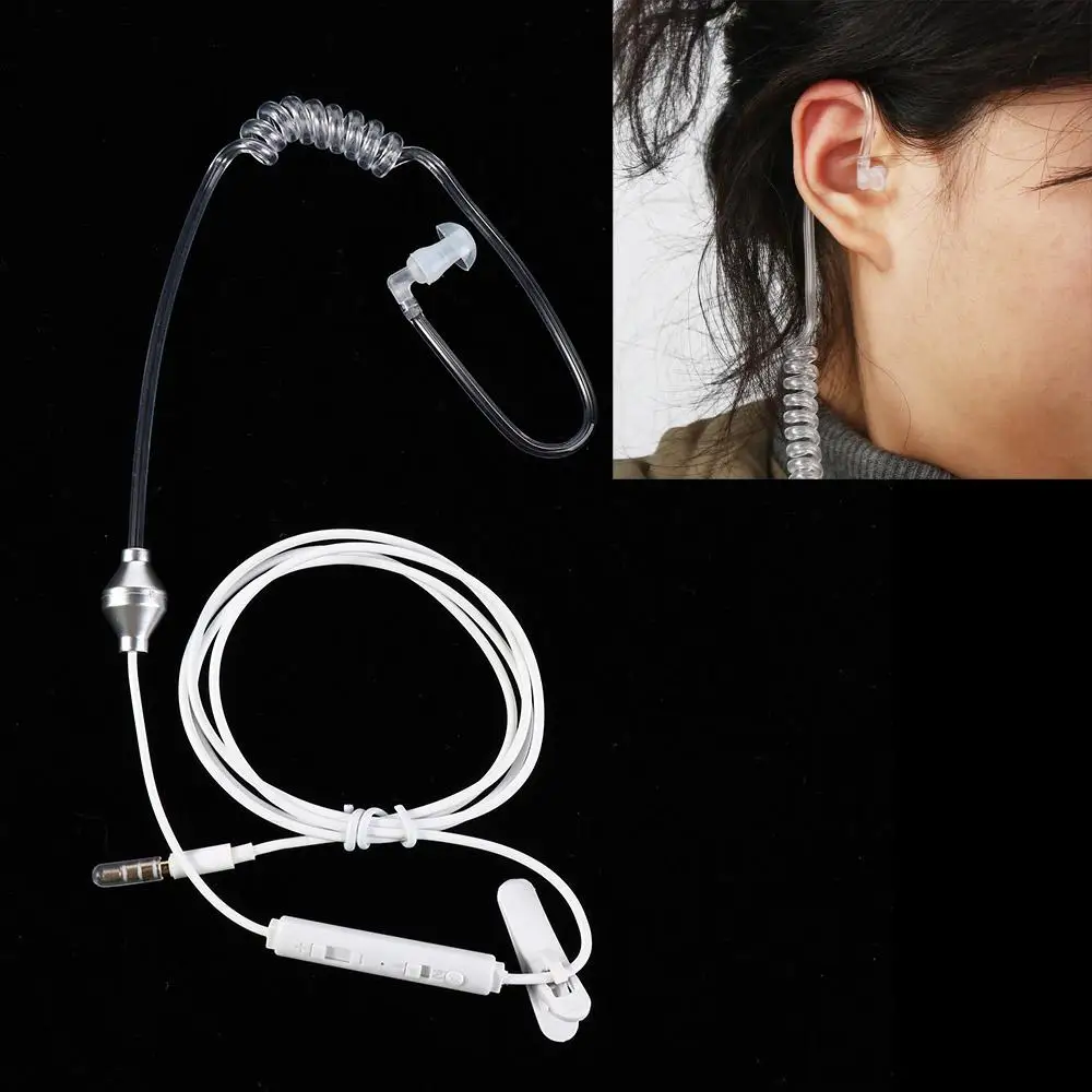 Talkabout Cool Walkie Spring Mobile Phone 3.5mm Anti Dust Air Tube Security Anti Radiation Earphone Earpiece Headset Earbuds thumbnail 2