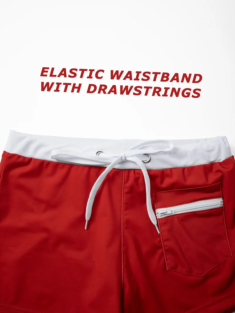 Men's Summer Swim Trunks with Mesh Liner Zipper Pocket Stretchy Comfy Quick Dry Swimming Shorts Bathing Suit Swimsuit Swimwear thumbnail 4