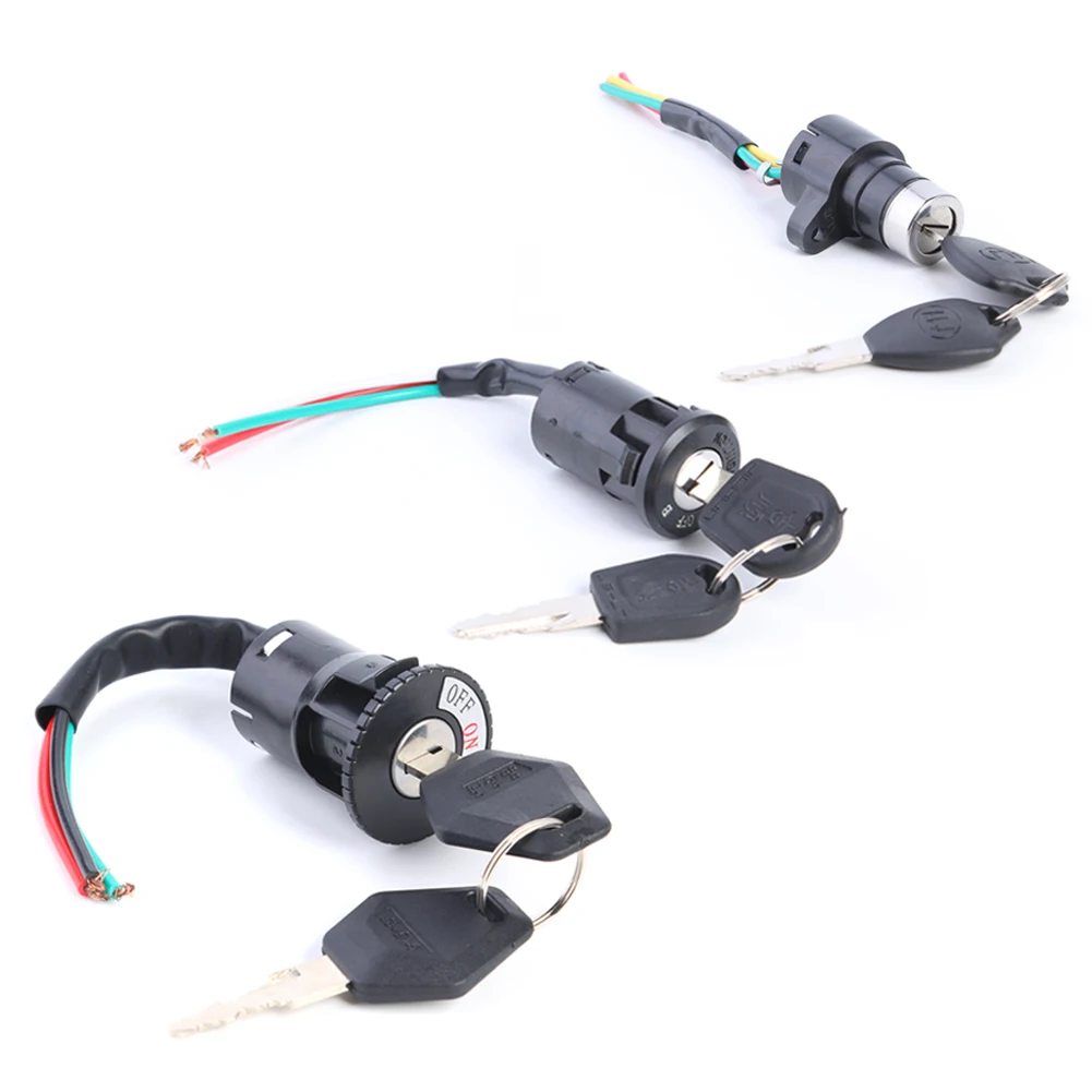 Ignition Switch Key Power Lock Biking Portable Dustproof Universal Electric Bicycle Cycling Parts for Electric Scooter
