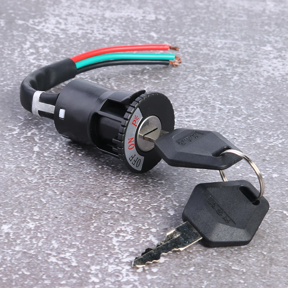 Ignition Switch Key Power Lock Biking Portable Dustproof Universal Electric Bicycle Cycling Parts for Electric Scooter thumbnail 6