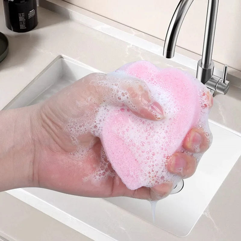 5/12Pcs Non-Scratch Dish Sponge, Dual Sided Kitchen Sponges for Dishes, Long Lasting Dishwashing Household Cleaning Sponges thumbnail 4