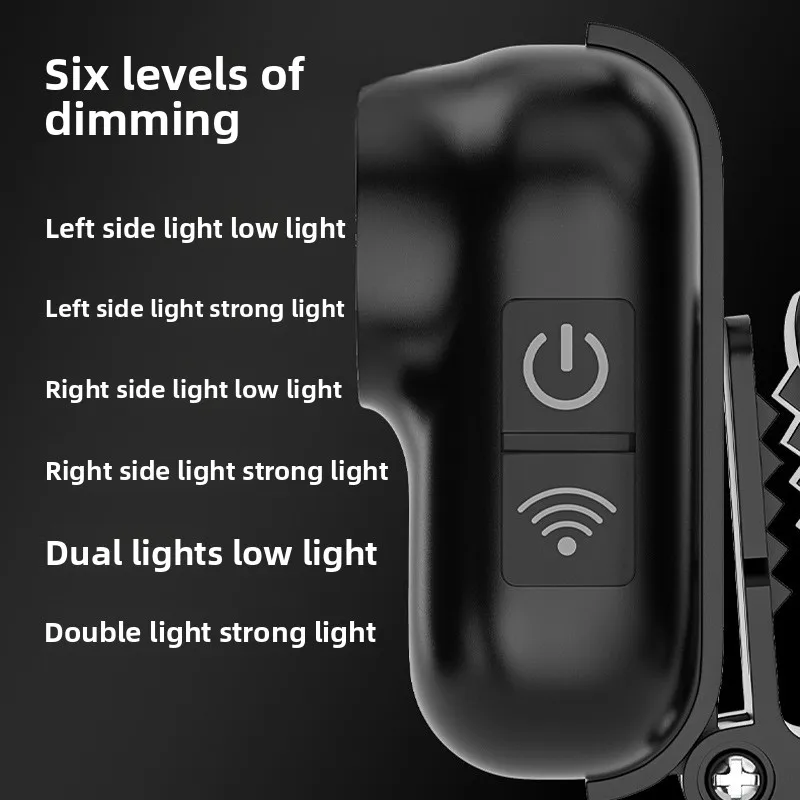 High-brightness Headlamp, Camera-Style, Waterproof, Rechargeable, Long Battery Life, Outdoor Head-Mounted Fishing Sensor Light thumbnail 4