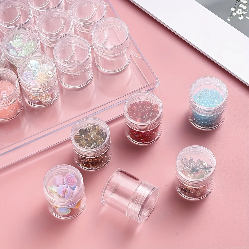 Bead Storage Bottle, Accessories Organizer, DIY Diamond Painting Organizer Tools, Rhinestone Mosaic Art Mini Storage Conta thumbnail 4