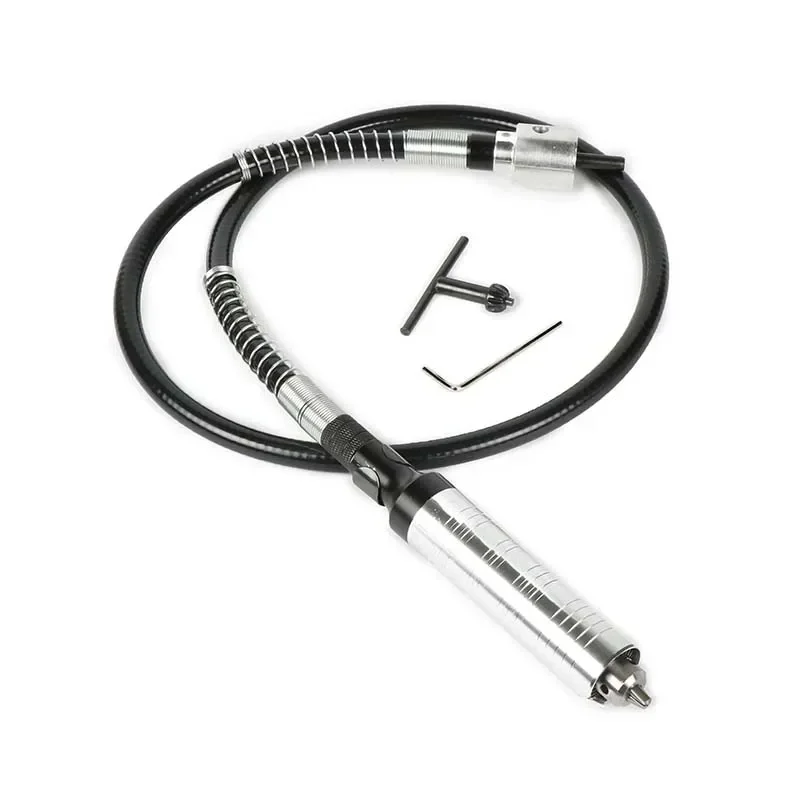 Electric Engraving Pen Rotary Tool Flexible Shaft Hose with Drill Chuck for Polishing Carving Wood Chisel Woodworking DIY thumbnail 4
