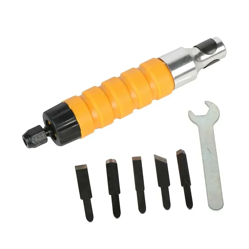 Electric Engraving Pen Rotary Tool Flexible Shaft Hose with Drill Chuck for Polishing Carving Wood Chisel Woodworking DIY thumbnail 2