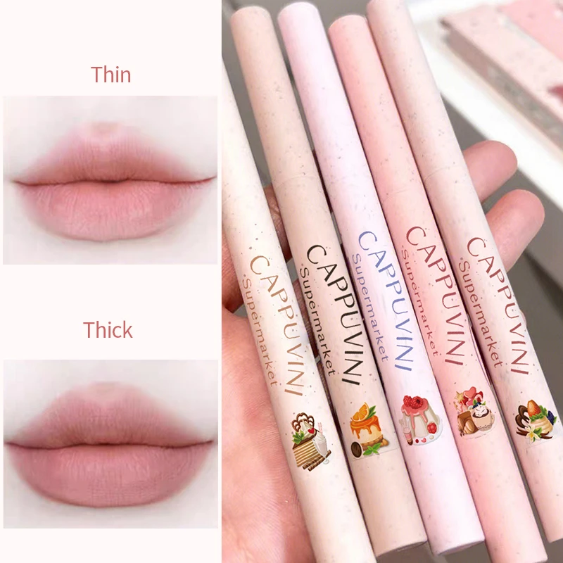 LipLinerPen Lips Makeup Soft Mist Cosmetics Lipstick Pen Gentle Colors Matte Lipstick Pen Lip Contouring Lipliner Pencil thumbnail 5