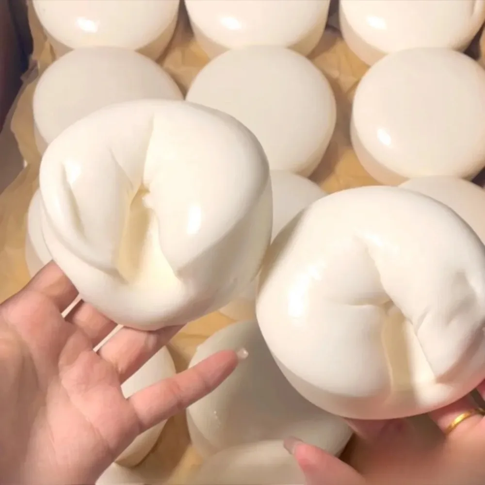 Taba Squishy Yogurt Cake Bread Squeeze Toy Soft Stress Relief Slow Rising Sensory Fidget Toys for Kids and Adults Relaxing Gifts thumbnail 4