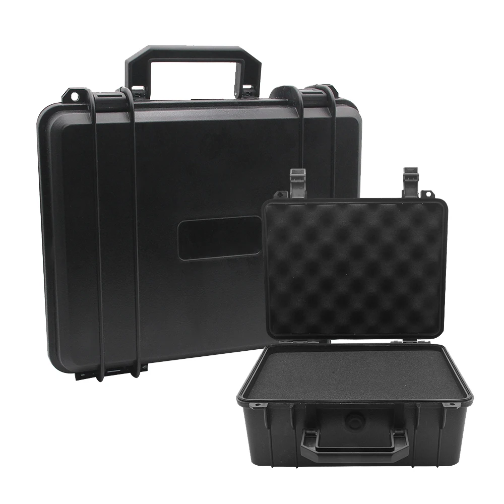 Waterproof Hard Toolbox Safety Protector Box Portable Organizer Hardware Storage Pistol Case With Pre-cut Sponge Storage Box thumbnail 2