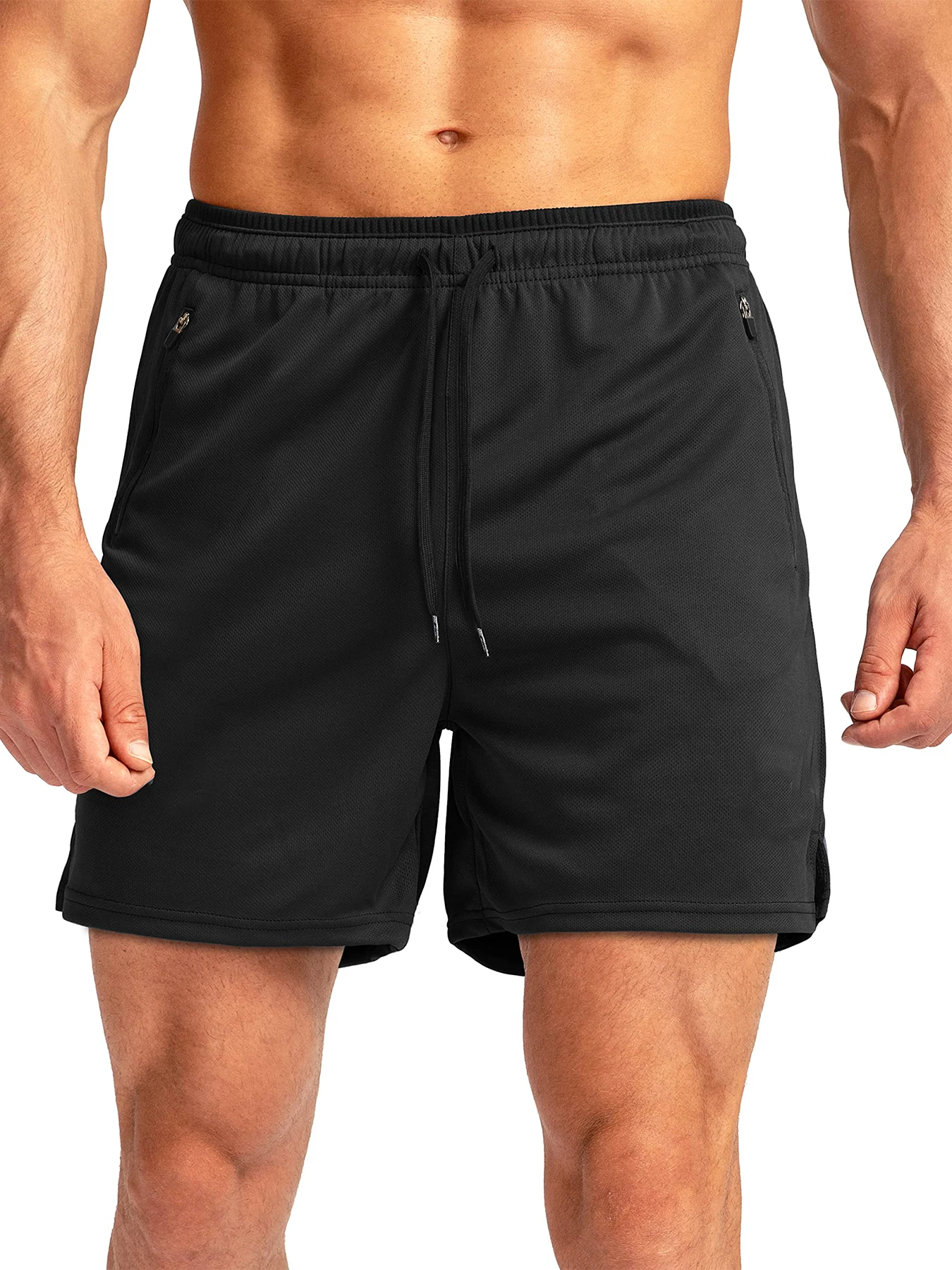 Men's Summer Sport Workout Quick Dry Athletic Shorts Lightweight Running Pants with Pockets for Gym And Beach thumbnail 3