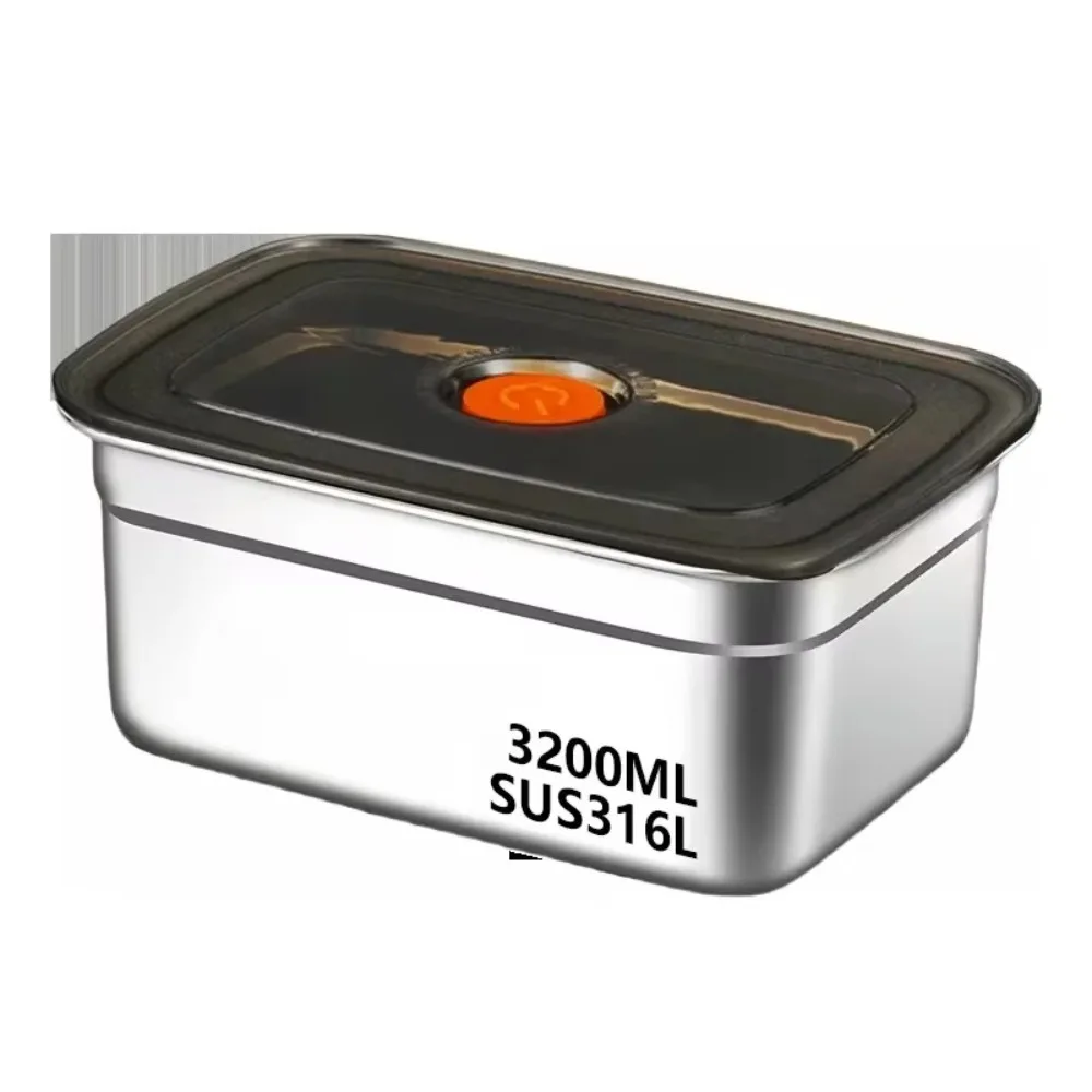 Stainless Steel Camping Lunch Box Sealed Microwave Suitable Preservation Box Large Capacity Leak-proof thumbnail 4