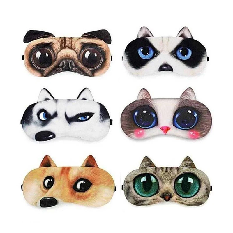 New Anime Sleep Mask Cotton Sleeping Eye Mask Cute Kids Cartoon Eye Cover Blindfolds Travel Home Eyes Relax Masks Eyepatch