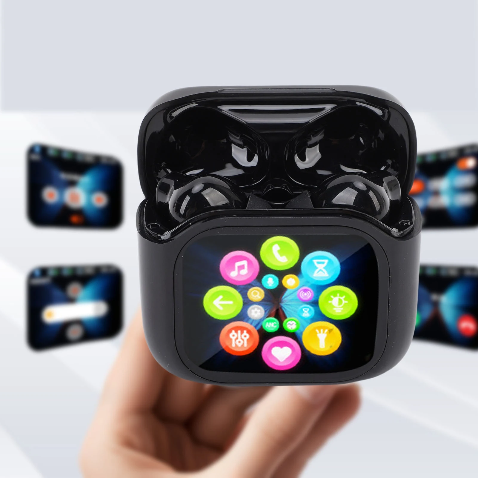 Translation Earbuds Supports Over 140 Languages Real Time Translation Bluetooth 5.4 Earphones with Touch Screen thumbnail 5