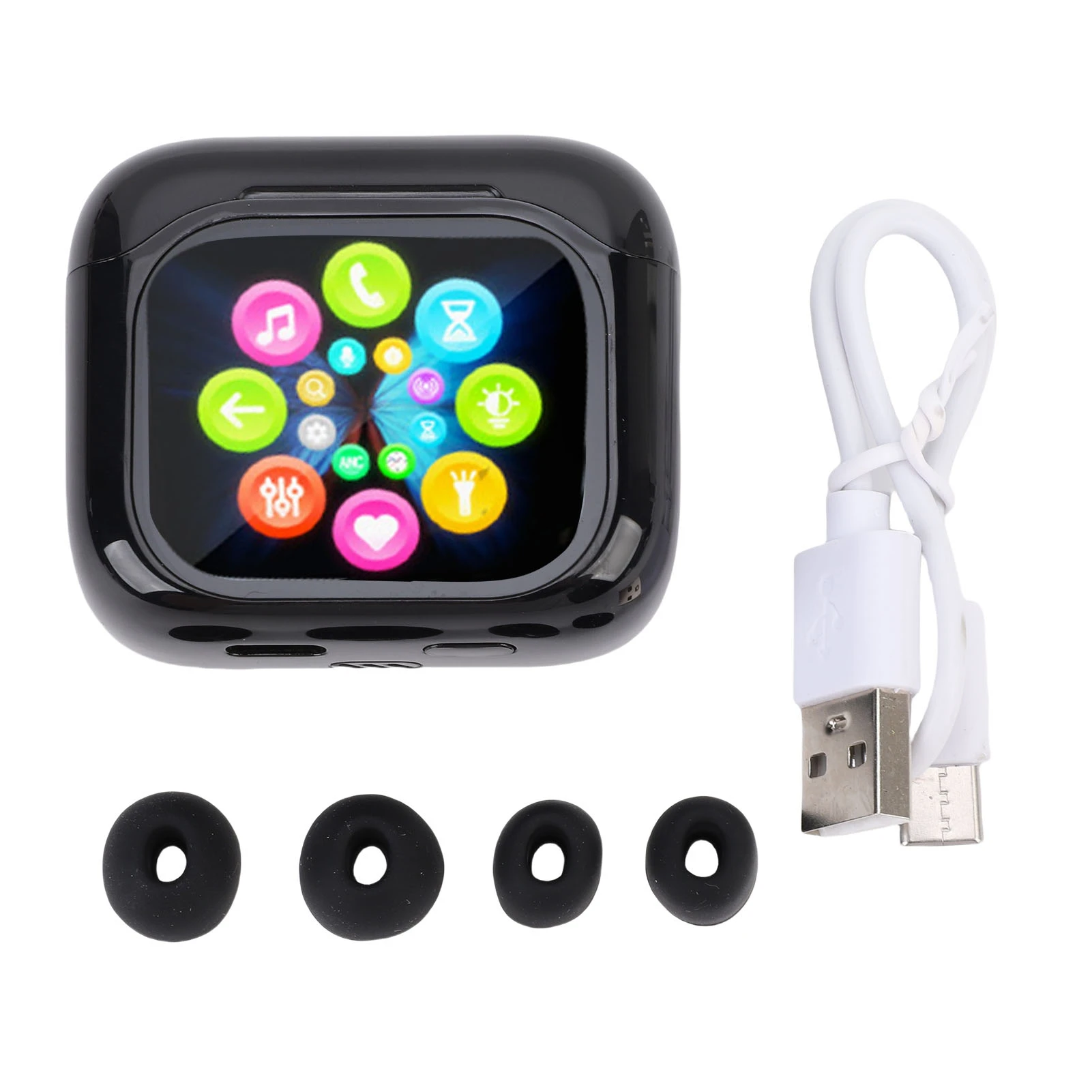 Translation Earbuds Supports Over 140 Languages Real Time Translation Bluetooth 5.4 Earphones with Touch Screen thumbnail 4